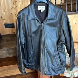 Eddie Bauer | Jackets & Coats | Eddie Bauer Brown Leather